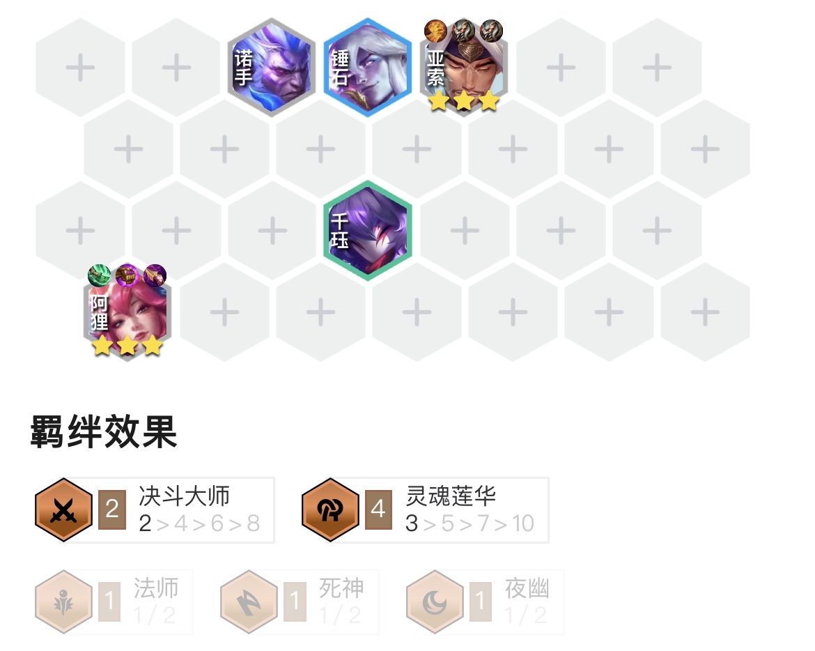 「七灵魂莲华双C」，五人口搜双三星，八人口搜瑟提