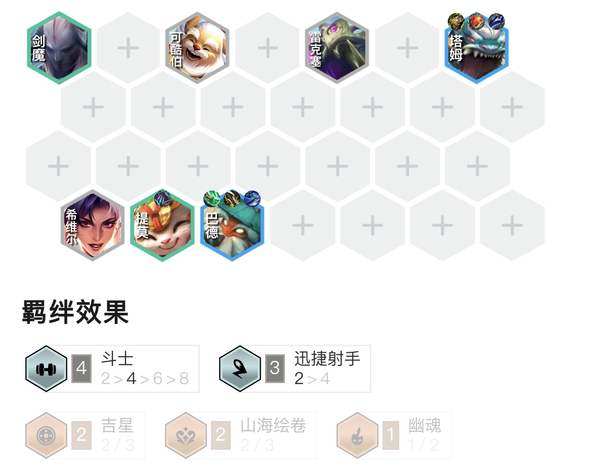 「迅捷斗士卡莎」，冷门无压力前四阵容，速速拿去上大分！