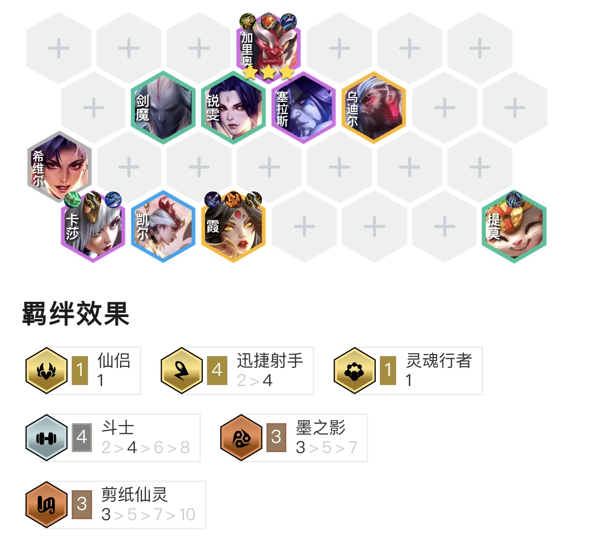 「迅捷斗士卡莎」，冷门无压力前四阵容，速速拿去上大分！