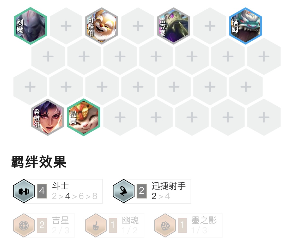 「迅捷斗士卡莎」，冷门无压力前四阵容，速速拿去上大分！