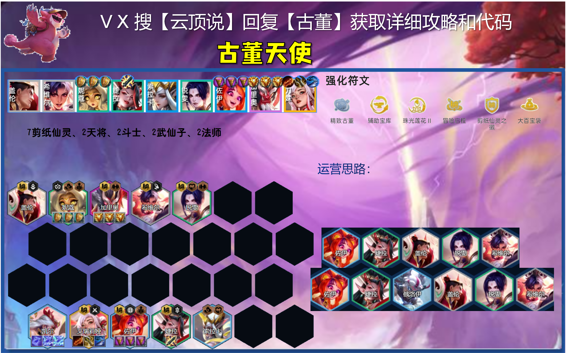 天使最顶级玩法，拿到这个强化，天使三星变四星！