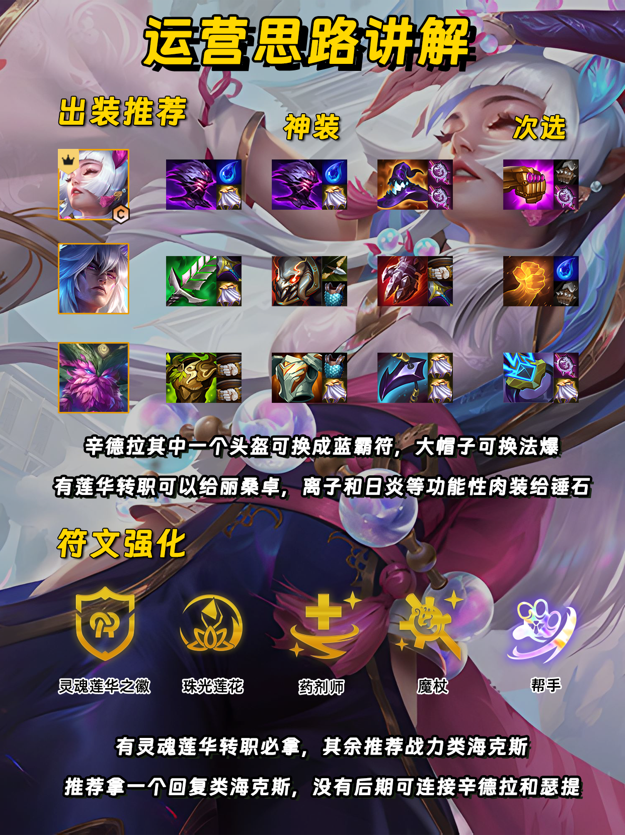 双头盔辛德拉变法术机关枪A一下直接放技能