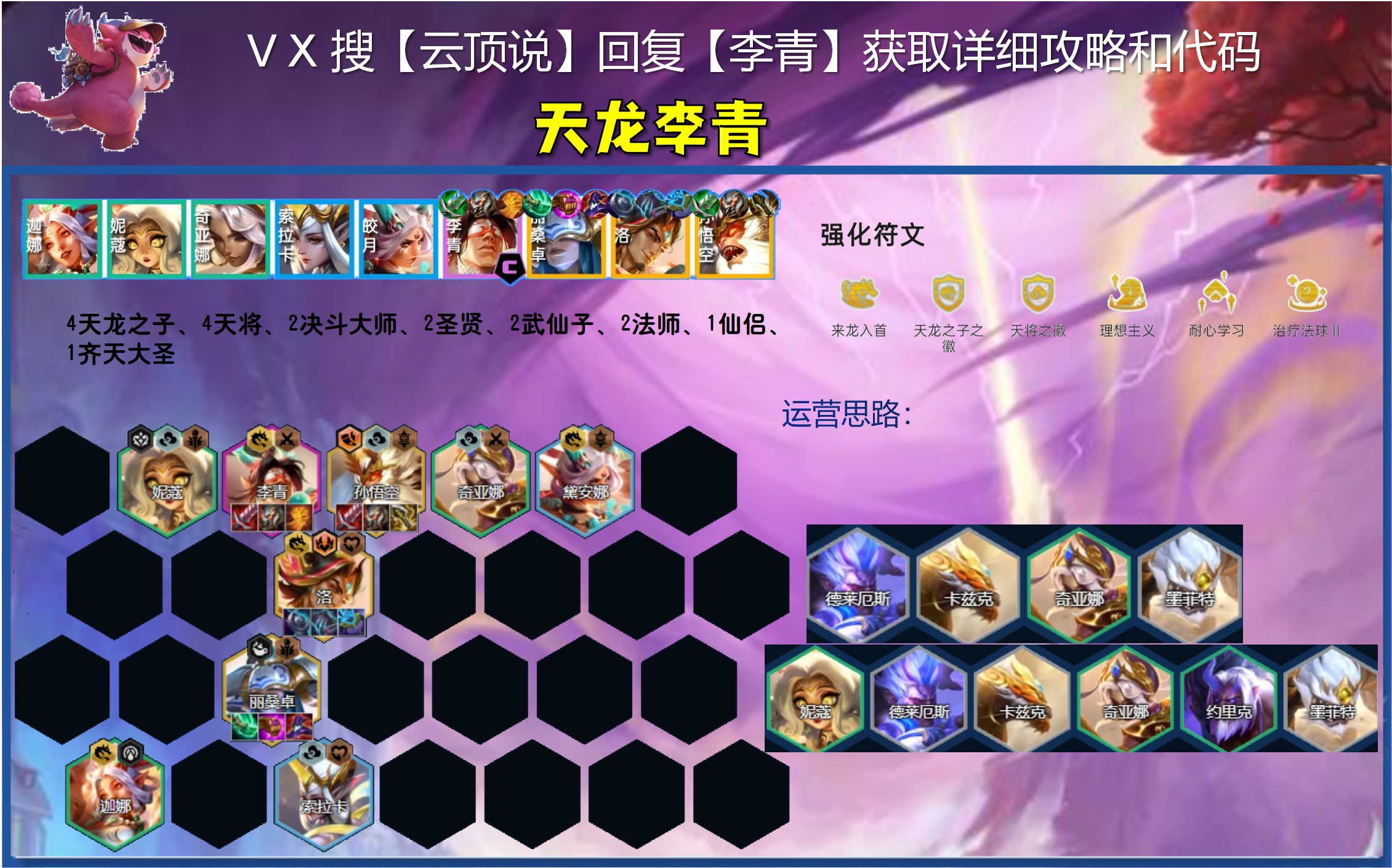 新偷分阵容，不依赖凯隐，无同行易追三！