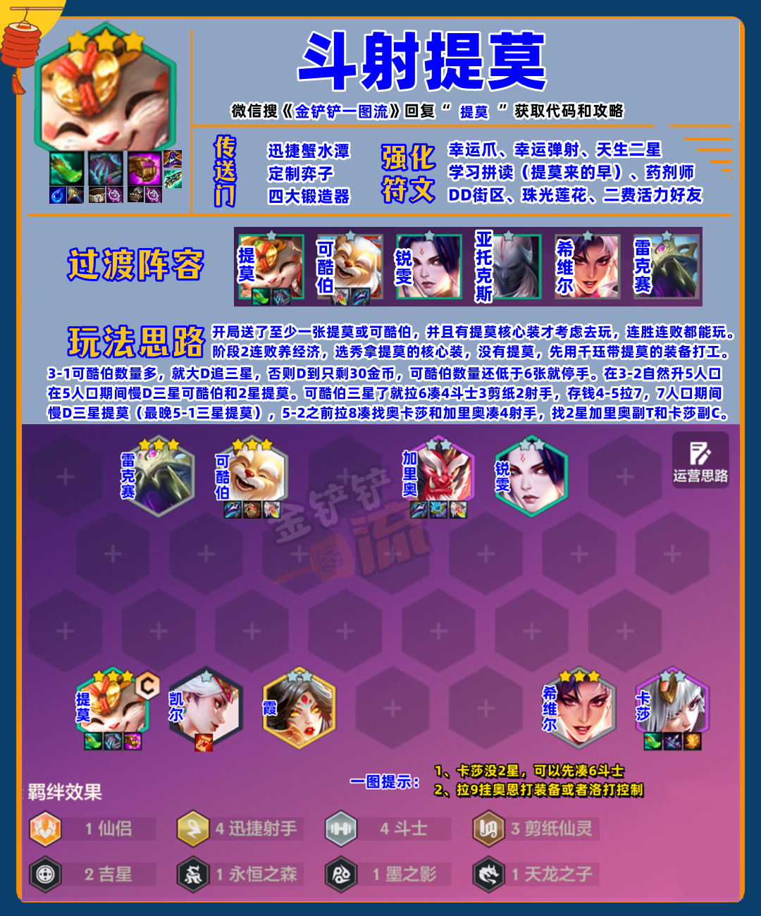 新T0「斗射提莫」王者900分段三连鸡，冷门无同行！