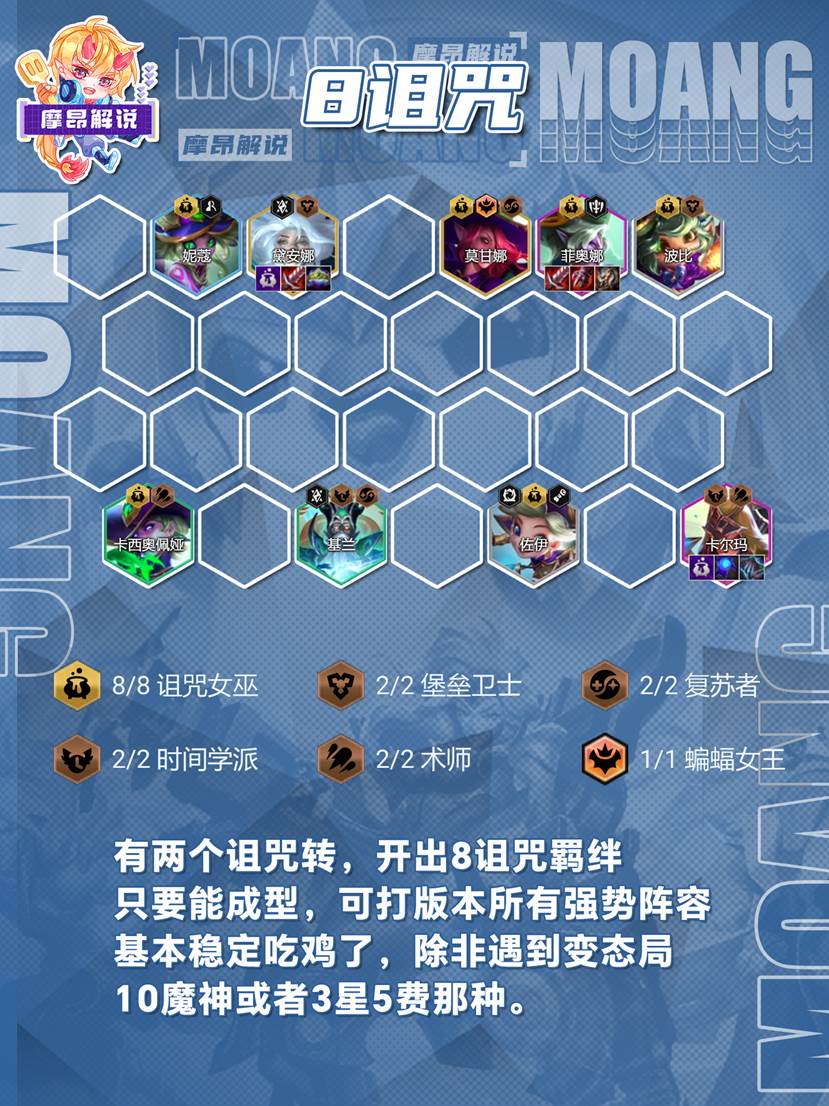诅咒卡尔玛，有转可冲，能开8诅咒就是神
