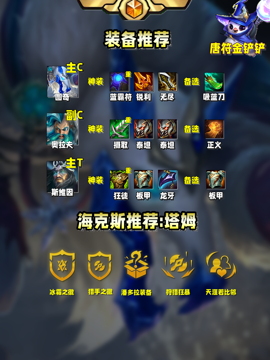 一分钟学会版本T1阵容：对角切C小老鼠