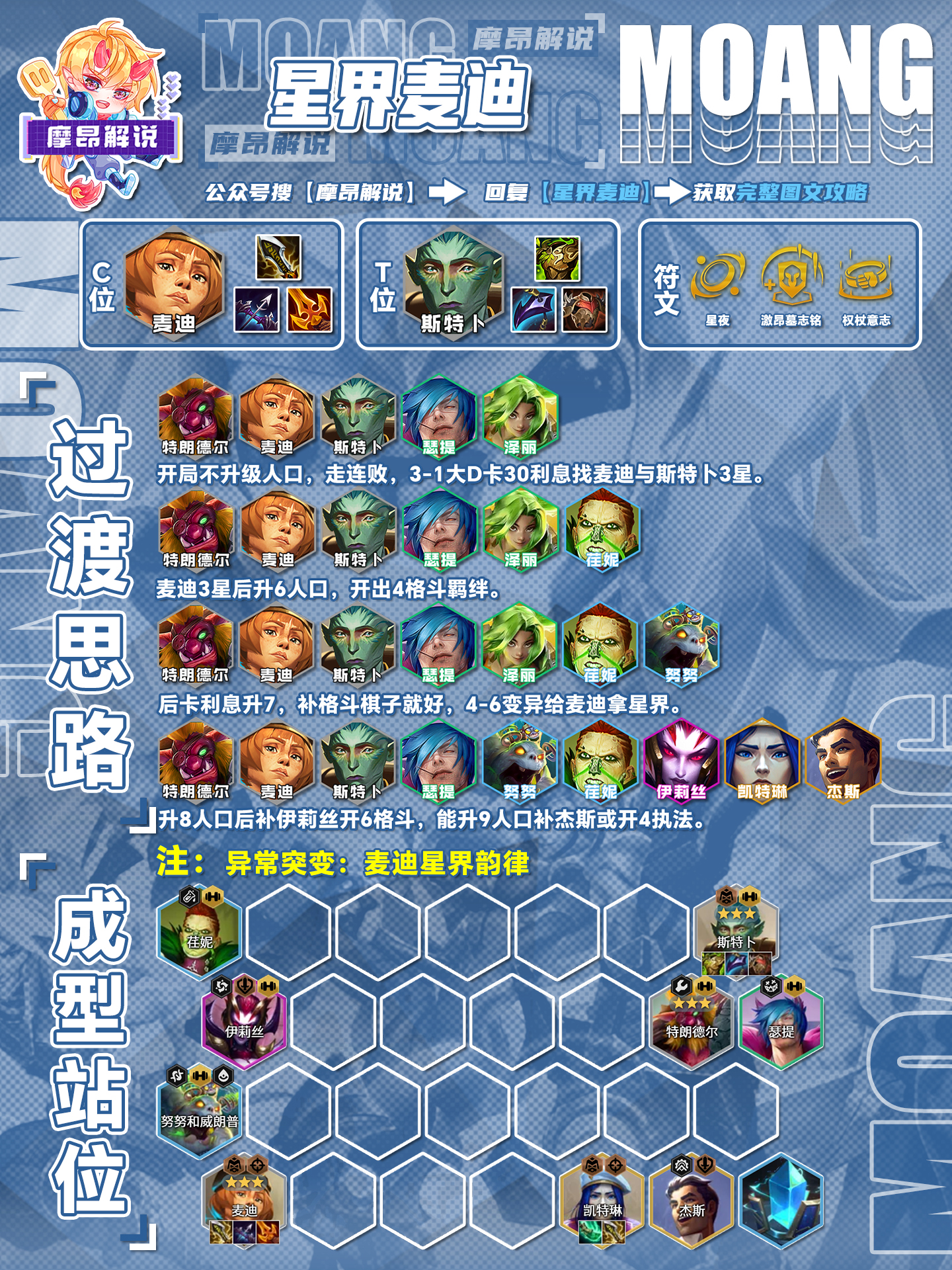星界麦迪逆天玩法！1费赌狗阵容带你飞，S13赛季必学！