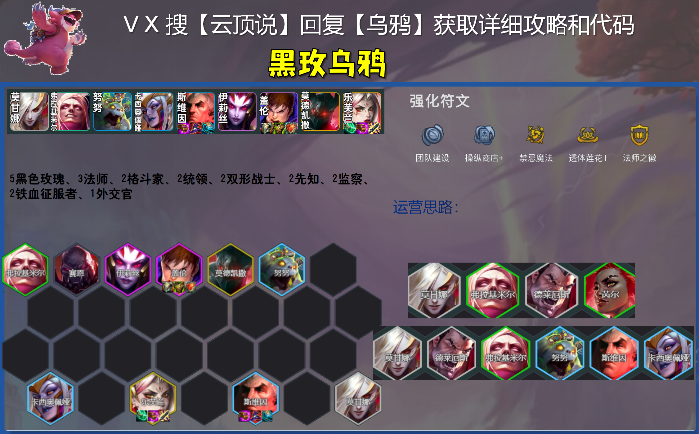 最强3费赌狗，两星就能锁血，三星收割全场！