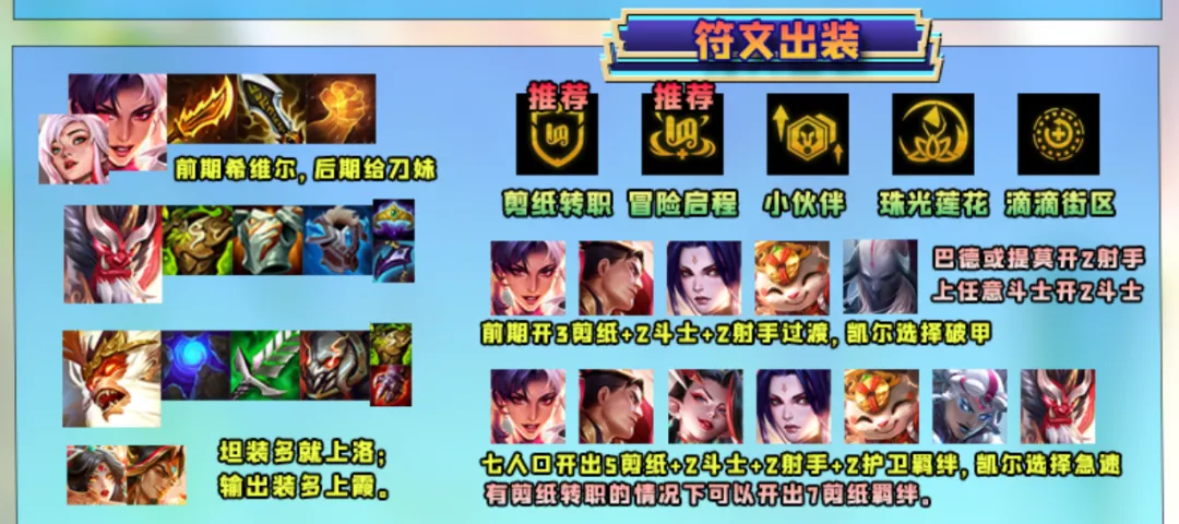 金铲铲之战：版本答案出现？「剪纸九五」无脑拉九，成型即吃分！