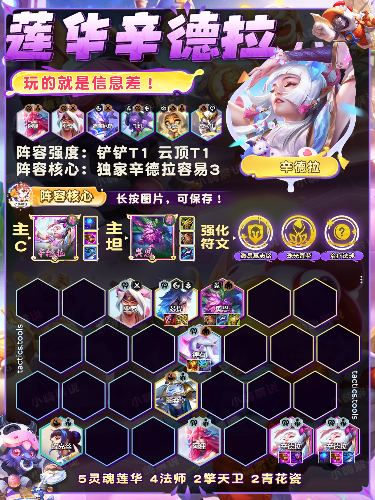 金铲铲之战：玩的就是信息差！独家辛德拉，把把3星爽飞