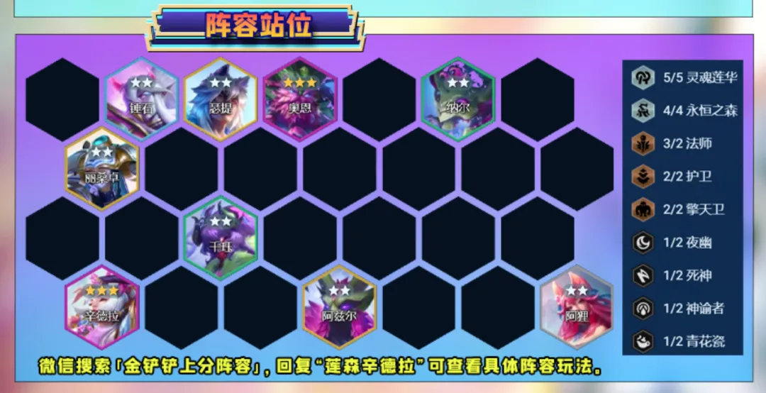 版本“T0”运营阵容「莲华森林」大成强度比莲华法师更高！