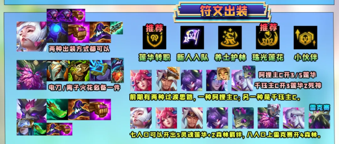 版本“T0”运营阵容「莲华森林」大成强度比莲华法师更高！