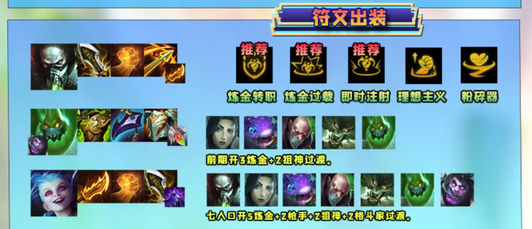 胜率登顶的「炼金斗枪」机关枪横扫棋盘，一枪一个不吱声！