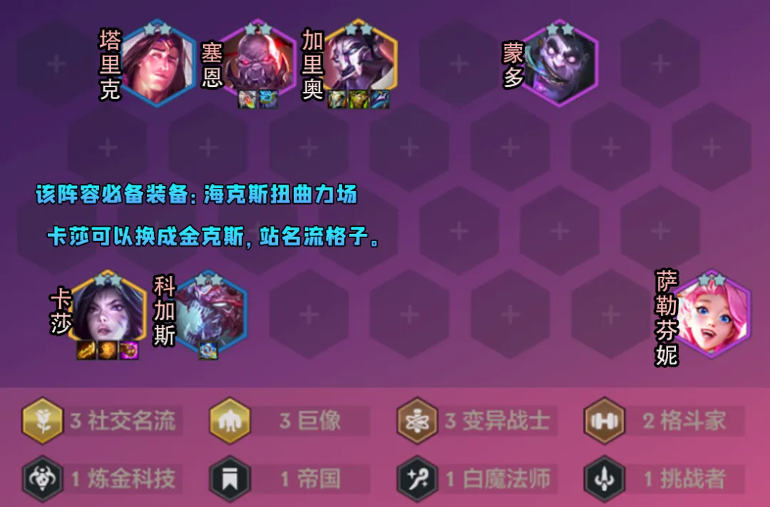 各种热门玩法层出不穷的常青树羁绊，每套都是顶尖阵容！