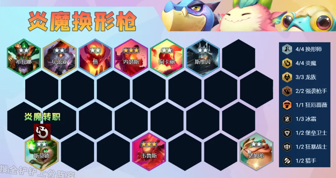 版本“T0”速九流玩法「换形龙炎枪」有炎魔转上限更高！